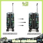 Homskiii Boys' 2-Piece Hardside Suitcase Set