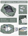 Versatile Travel Duffel Bag with Shoe Compartment