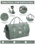 Versatile Travel Duffel Bag with Shoe Compartment