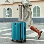 Hanke 24” Caribbean Blue Hard Case Luggage