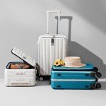 Hanke 24” Caribbean Blue Hard Case Luggage