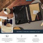 Personalized Luxury Leather Portfolio - The Veroli