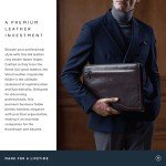 Personalized Luxury Leather Portfolio - The Veroli