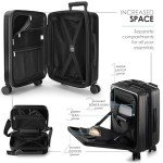 4-Piece Hard Shell Luggage Set with Spinner Wheels