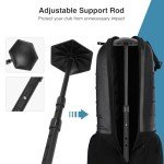 Lineslife Waterproof Golf Travel Bag with Wheels