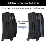 Hanke 20" Expandable Airline Approved Carry-On Luggage