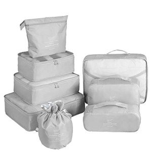 8-Piece Packing Cubes Set for Travel Organizing