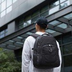 Amazon Basics 15.6" Laptop Travel Backpack, Black