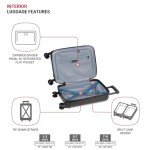 SwissGear Expandable Hardside Luggage Set, Navy/Black