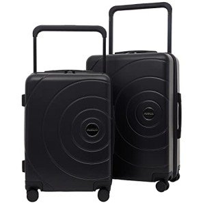 Travelers Club 20" Odyssey Black Luggage Set