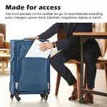 Coolife 4-Piece Lightweight Spinner Luggage Set