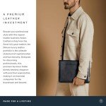 Personalized Burgundy Leather Business Portfolio - Dimaro