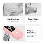 Digital Handheld Luggage Scale - 110 lbs, Pink