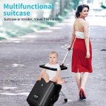 LemoHome 20-Inch Expandable Spinner Luggage with Seat