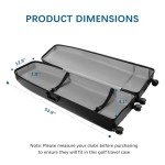 UNIHIMAL Waterproof Hard Case Golf Travel Bag