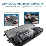 UNIHIMAL Waterproof Hard Case Golf Travel Bag