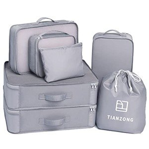 TianZong 7-Piece Packing Cubes and Travel Bags