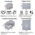 TianZong 7-Piece Packing Cubes and Travel Bags