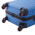 Blue 6-Piece Travelers Club Orion Luggage Set