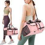 MAXTOP Women's Large Travel Duffle Bag with Shoe Compartment