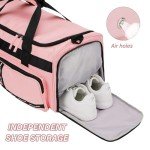 MAXTOP Women's Large Travel Duffle Bag with Shoe Compartment