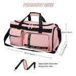 MAXTOP Women's Large Travel Duffle Bag with Shoe Compartment