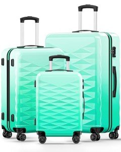 Suitour Lightweight 3-Piece Hardside Luggage Set