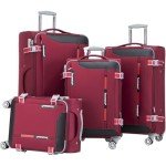 4-Piece Softside Luggage Set with TSA Lock