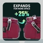 4-Piece Softside Luggage Set with TSA Lock