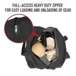 Extra Large Olive Drab Canvas Duffle Bag