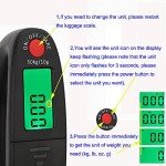 Mougerk Portable Digital Luggage Weight Scale - Black