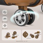 3-Piece Hard Shell Luggage Set with Spinner Wheels