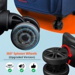 Expandable 24-Inch Softside Spinner Luggage - Navy