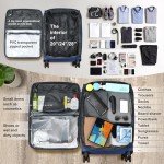 Expandable 24-Inch Softside Spinner Luggage - Navy