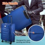 Expandable 24-Inch Softside Spinner Luggage - Navy