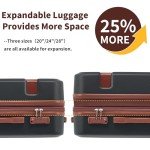 8-Piece Merax Hardside Luggage Set with Spinner Wheels