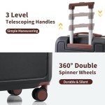 8-Piece Merax Hardside Luggage Set with Spinner Wheels