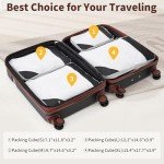 8-Piece Merax Hardside Luggage Set with Spinner Wheels