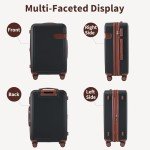 8-Piece Merax Hardside Luggage Set with Spinner Wheels