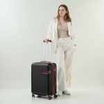 8-Piece Merax Hardside Luggage Set with Spinner Wheels