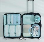 7-Piece Travel Packing Cube Set in Blue