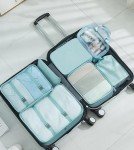 7-Piece Travel Packing Cube Set in Blue