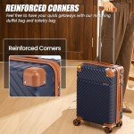 5-Piece Hard Shell Luggage Set with Wheels