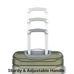 Olympia Denmark 3-Piece Olive Luggage Set