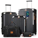Joyway 5-Piece Expandable Spinner Luggage Set