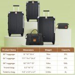 Joyway 5-Piece Expandable Spinner Luggage Set