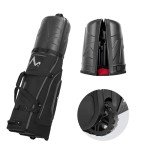UNIHIMAL Wheeled Golf Travel Bag with Hard Case