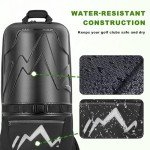 UNIHIMAL Wheeled Golf Travel Bag with Hard Case