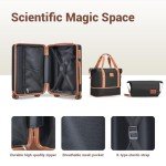 Joyway 4-Piece Hardside Luggage Set with Spinner Wheels