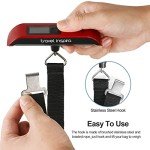 Digital Luggage Scale with Backlit LCD Display